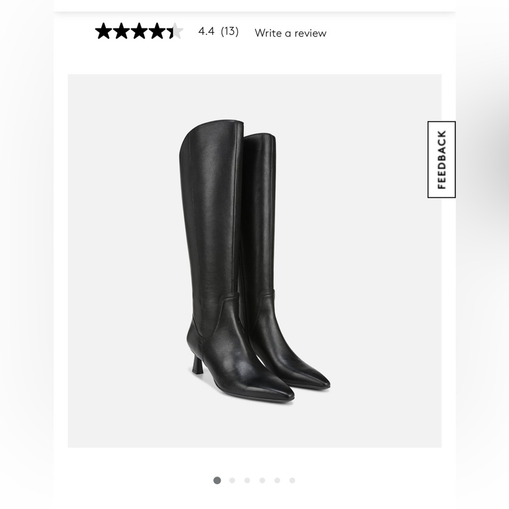 NATURALIZER DEESHA WIDE CALF KNEE HIGH BOOTS - ONLY WORN ONCE!